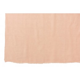 Leinenplaid mit Fransenrand in Rose (200x150cm)
