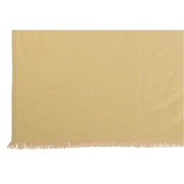 Plaid aus Baumwolle gelb/beige (130x170cm)