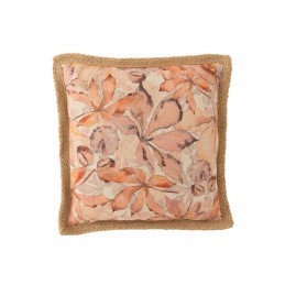 Kissen Garden beige/rosa (49x49cm)