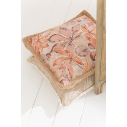 Kissen Garden beige/rosa (49x49cm)