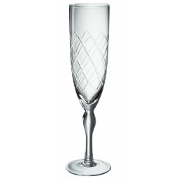 Sektglas Graviert (6x6x25cm)