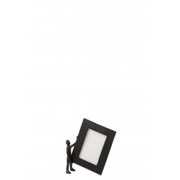 Moderner Abstrakter Bilderrahmen schwarz S (10x5x15cm)