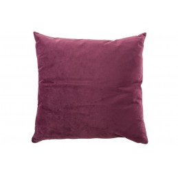 Einfarbiges Velourskissen violet (45x45cm)