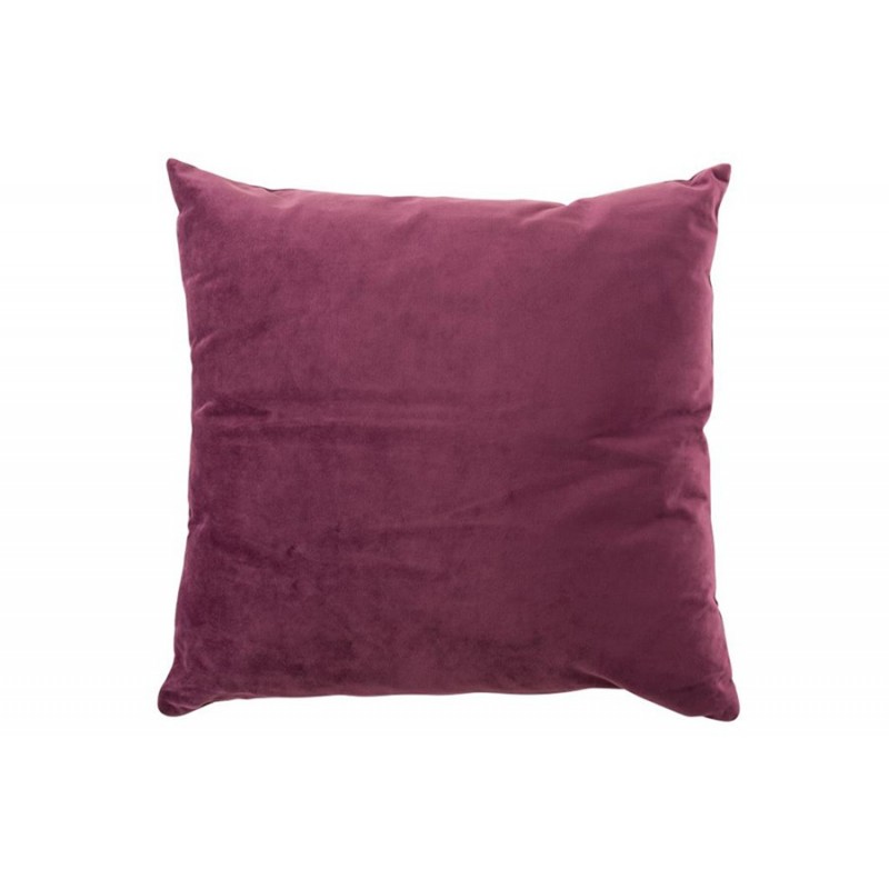 Einfarbiges Velourskissen violet (45x45cm)