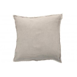 Einfarbiges Kissen Leinen grau/beige (45x45cm)