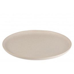 Teller Keramik creme/beige L (33x33x2cm)