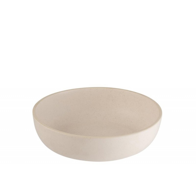 Schale Pastateller Keramik creme/beige (23x23x7cm)