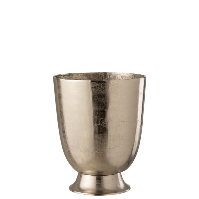 Champagnerkühler Sektkühler Schale silber L (35x35x43cm)