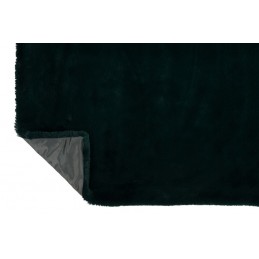 Kuschelplaid Kuscheldecke dunkelgrün (130x180cm)