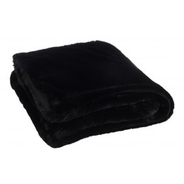 Kuschelplaid Kuscheldecke schwarz (130x180cm)