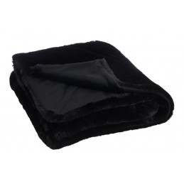 Kuschelplaid Kuscheldecke schwarz (130x180cm)