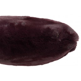 Einfarbiges Kissen Kuschelkissen dunkelrot (45x45cm)