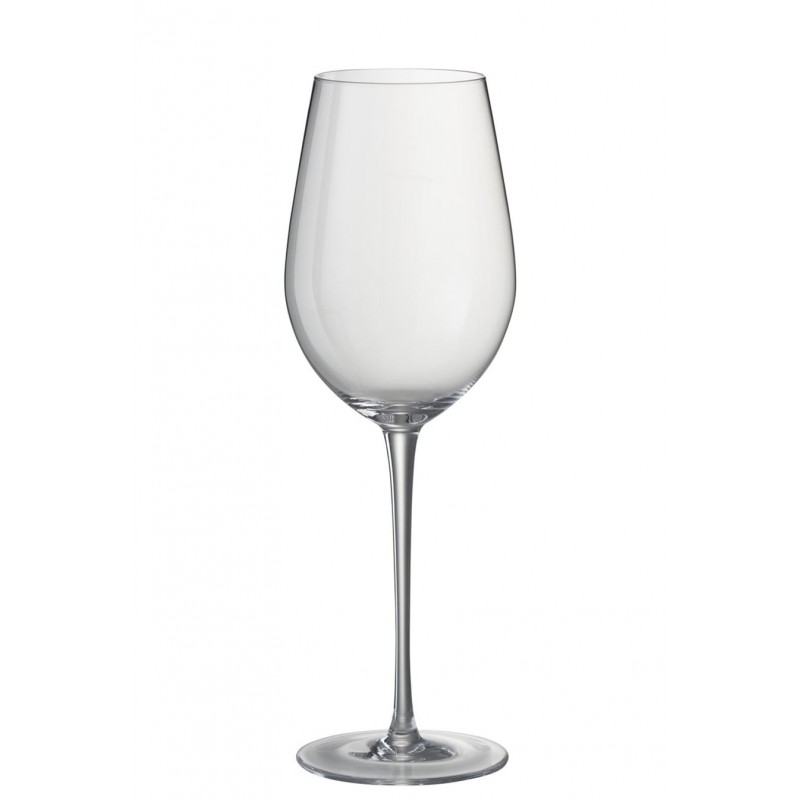 Schlichtes Weißweinglas transparent (9x9x26cm)