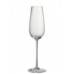 Schlichtes Champagnerglas Sektglas transparent (7