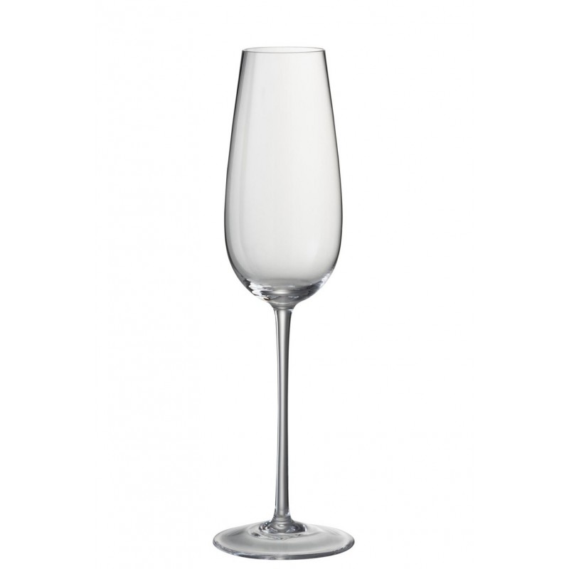 Schlichtes Champagnerglas Sektglas transparent (7