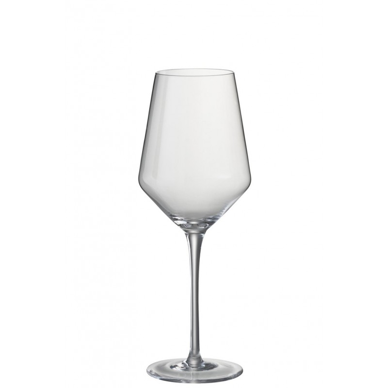 Schlichtes Weißweinglas transparent (9x9x24cm)