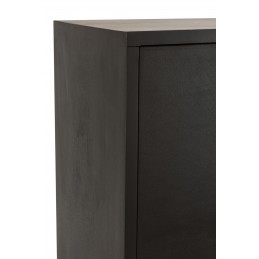 Modernes schickes Sideboard Kommode Barschrank schwarz/gold (140x45x107cm)