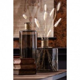 Vase Flaschenform Zylinder breit Safari hellbraun