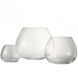 Vase Fie Glas Transparent Large
