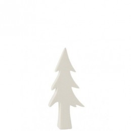 Baum Keramik Weiß Medium