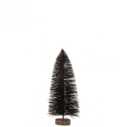 Weihnachtsbaum Dekorativ Plastil Glänzend Schwarz Medium