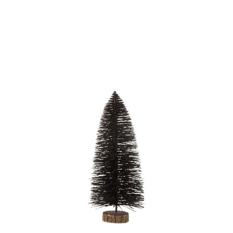 Weihnachtsbaum Dekorativ Plastil Glänzend Schwarz Medium