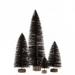 Weihnachtsbaum Dekorativ Plastik Glänzend Schwarz Large