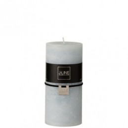 Cylinder Candle Light Blue L