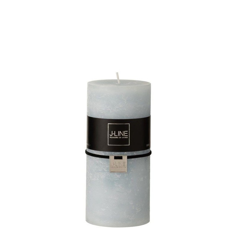 Cylinder Candle Light Blue L