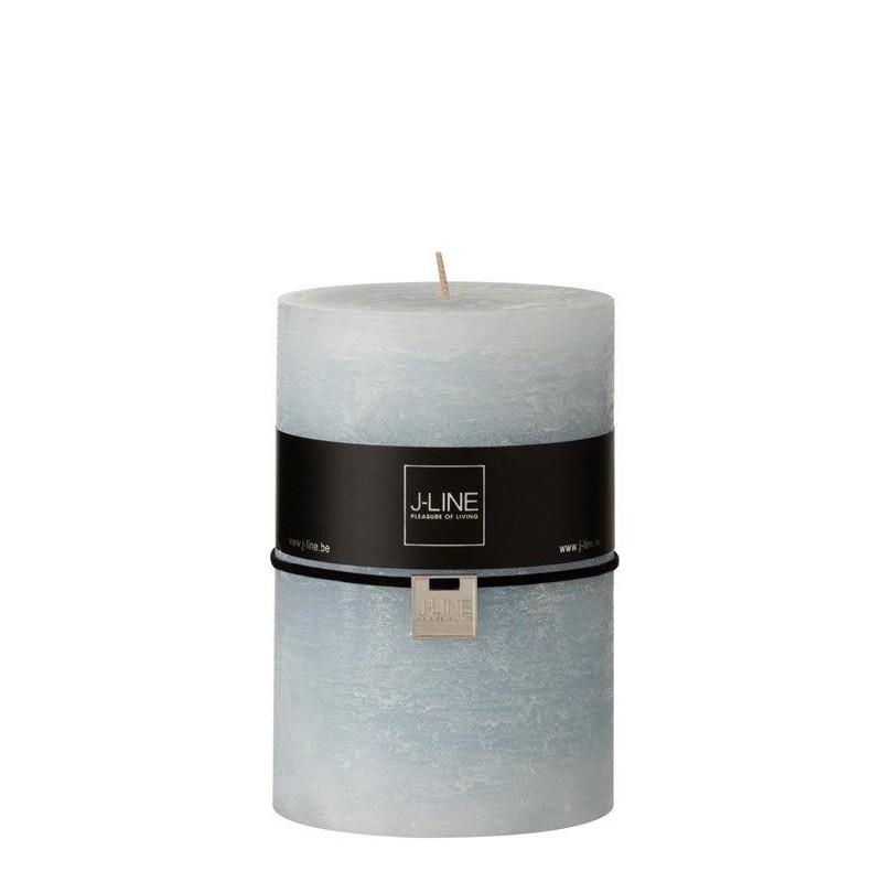 Cylinder Candle Light Blue Xl