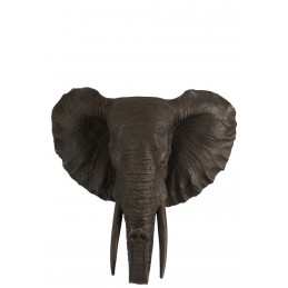 Afrika Wanddeko Elefant braun (41