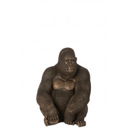 Dekofigur Afrika Gorilla braun M (45