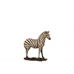Dekofigur Afrika Zebra schwarz/weiß M (32